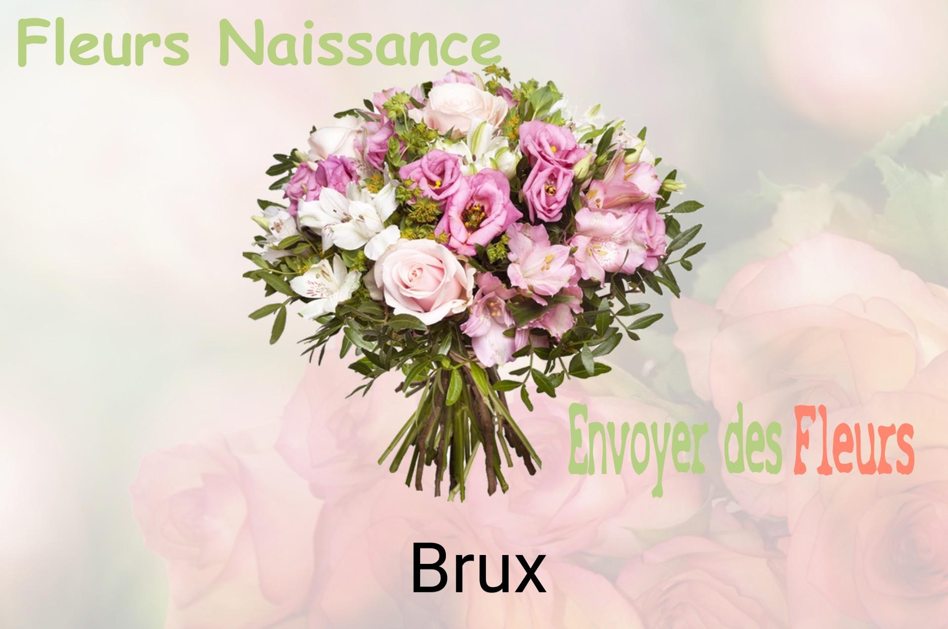 Bouquet de fleurs de naissance livré à Brux